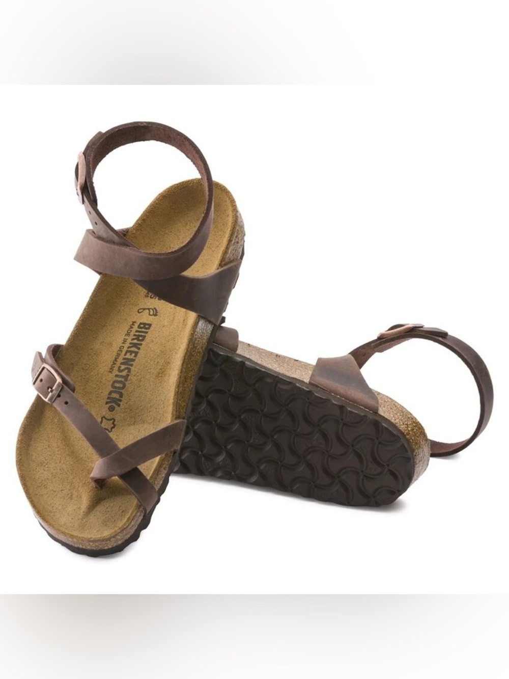 Birkenstock Yara Sandals Tobacco Brown